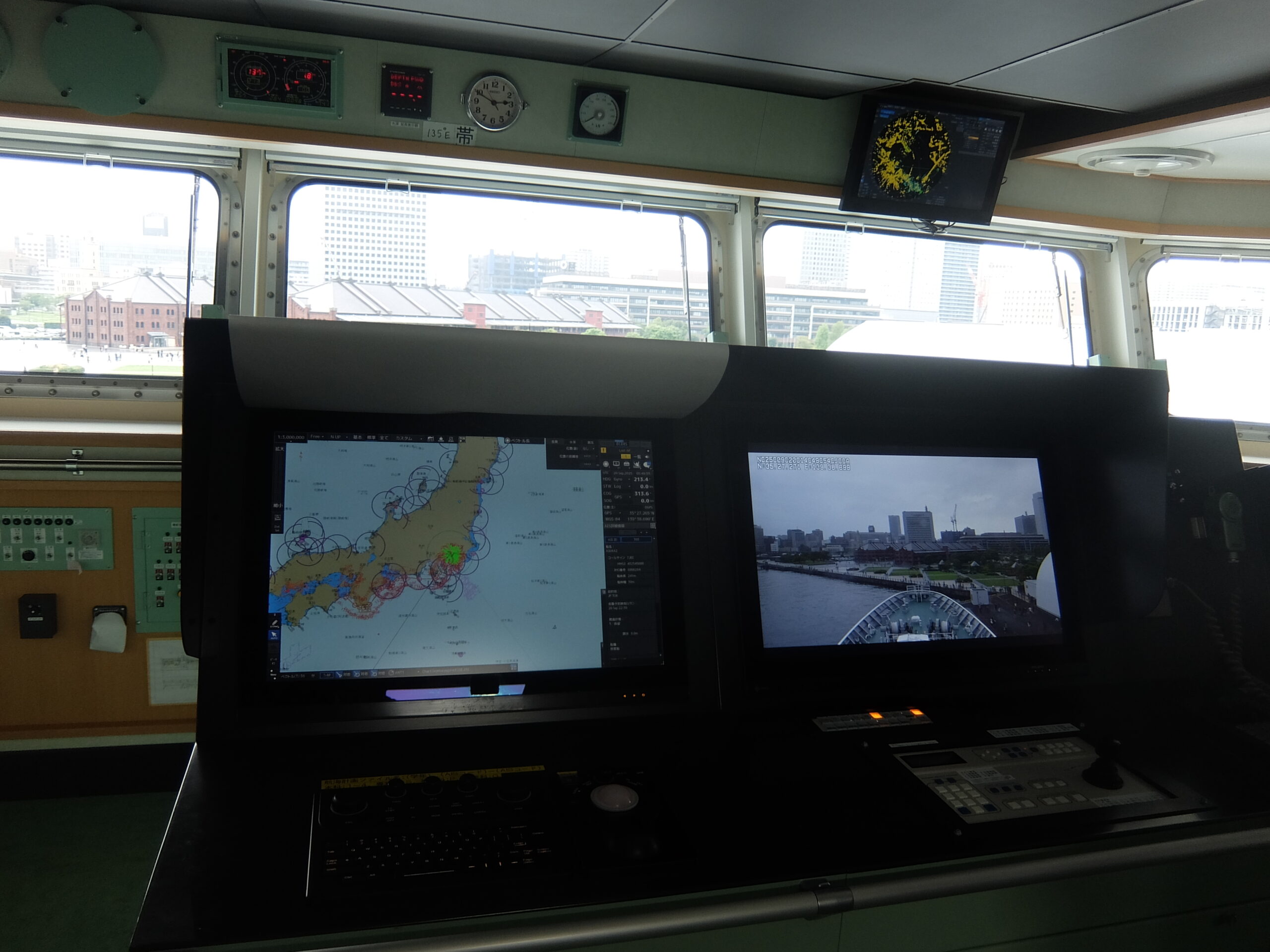 「PL-23 いつくしま」横浜港での停泊中乗船記録 2