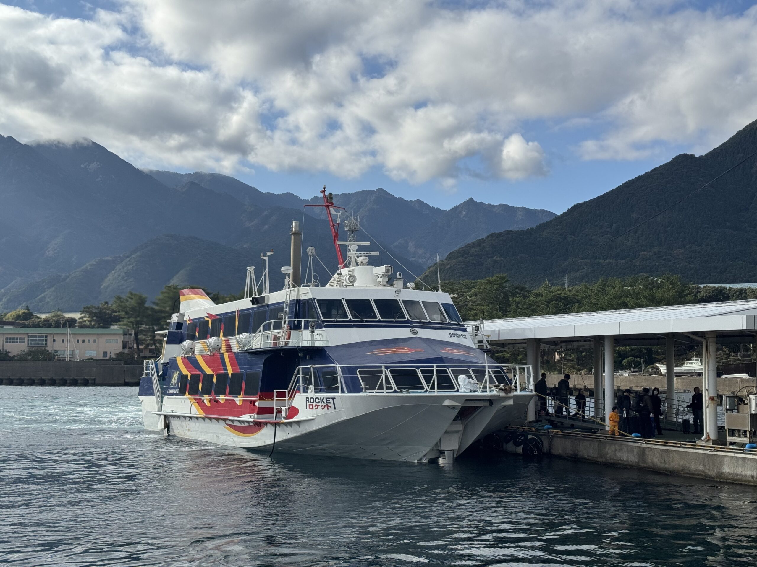 「ロケット1」鹿児島港から宮之浦港(屋久島町)への乗船記録 7
