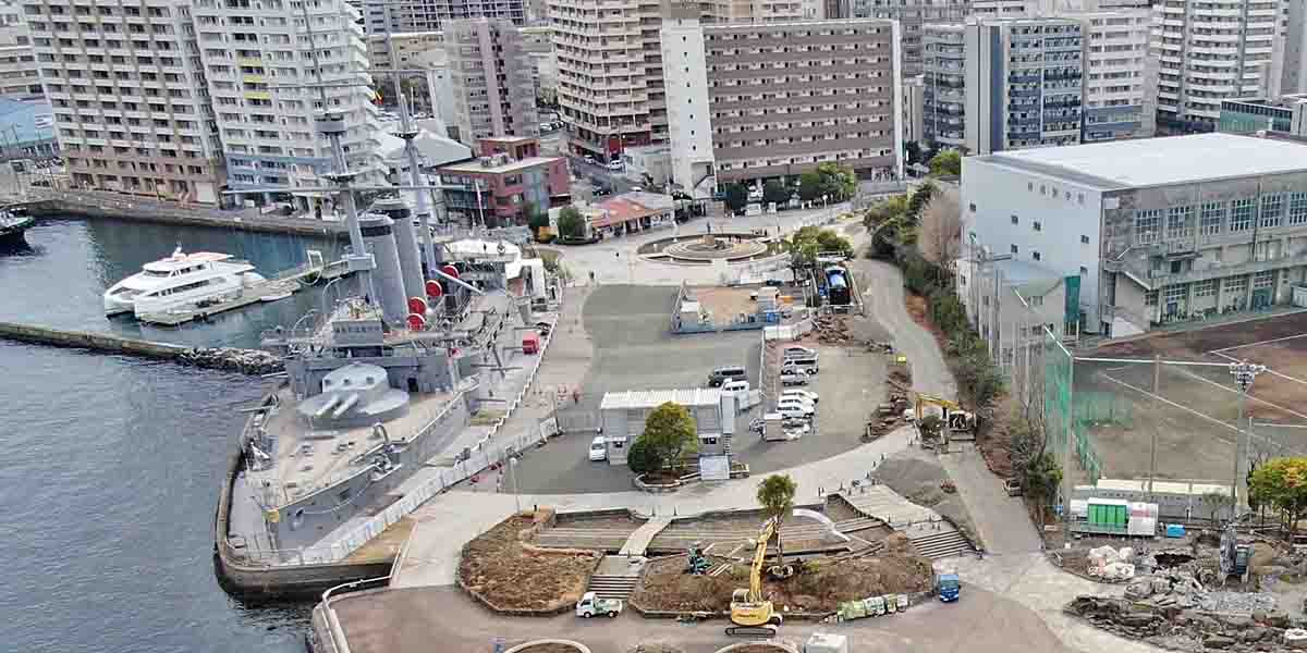 記念艦三笠、三笠公園リニューアル工事に伴い現売店を閉鎖　仮店舗で営業へ