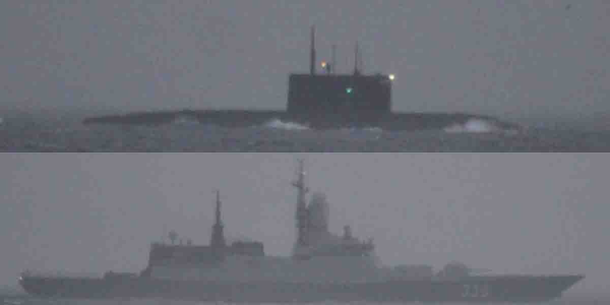 ロシア海軍のキロ改級潜水艦やフリゲー ト「グロームキイ」、対馬海峡を南下し東シナ海へ進出　海自「しらたか」が警戒監視