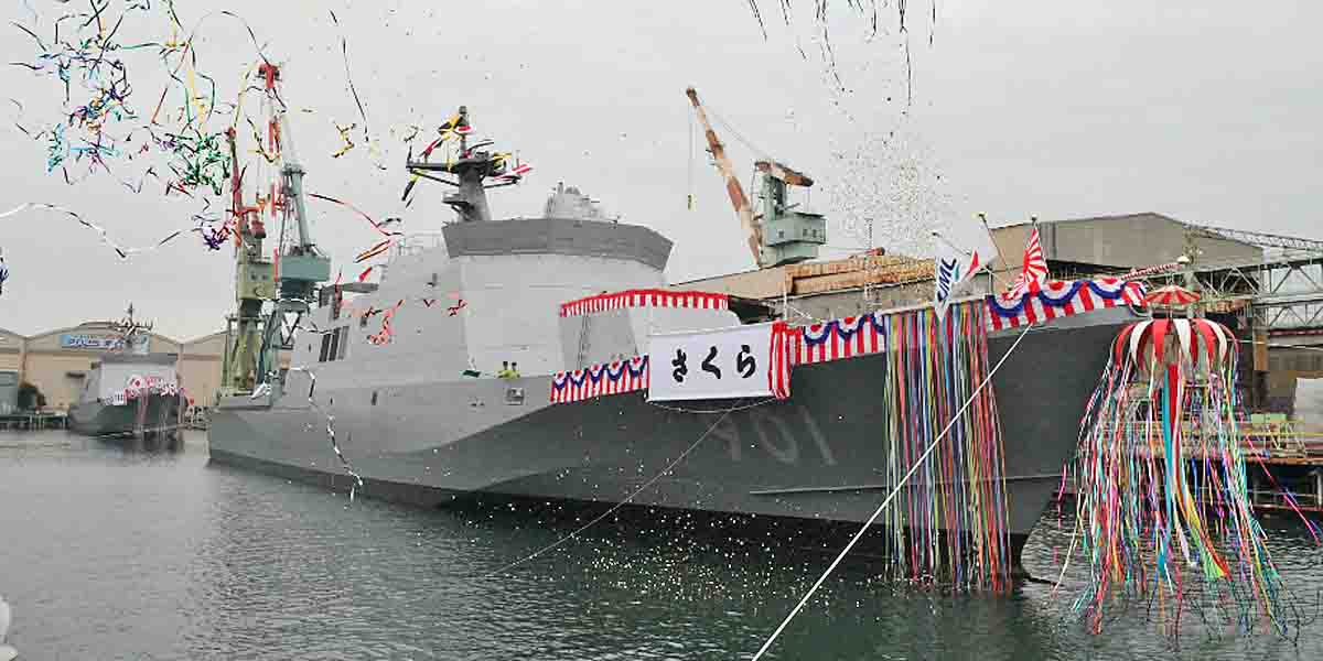 海自さくら型哨戒艦の3番艦と4番艦、3月13日にJMU横浜事業所 磯子工場で命名・進水式を実施へ