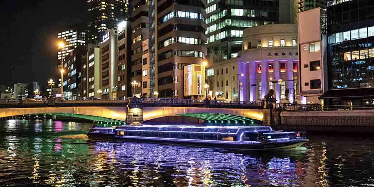 大阪水上バス、10月3日から定期ナイトクルーズ「OSAKA NIGHTSTREAM」運航　アクアライナーなどで中之島EASTの3コース運航